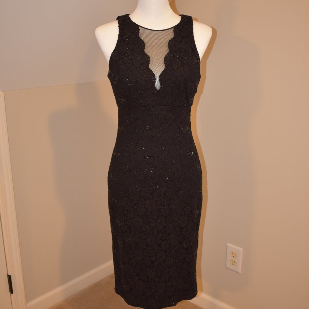 Black sequin dress
